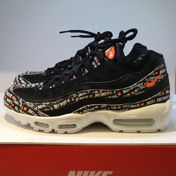 Nike Air Max 95 SE Black Just Do It Pack AV6246 00 NWT Nike Air Max 95 Just Do It Pack Schuhe Weiß AV6246 100